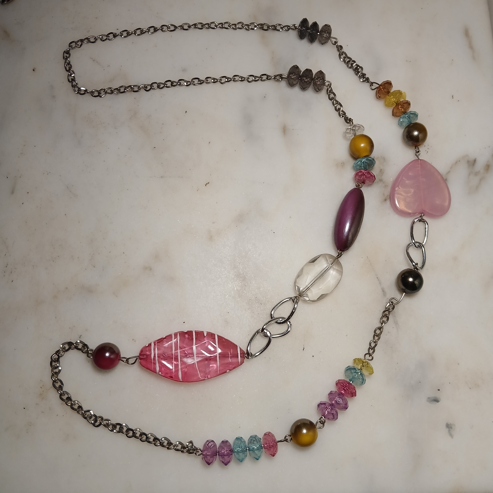 Multicolor Beaded Statement Necklace